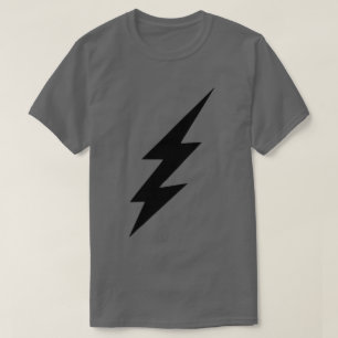 SVART LIGHTENING KASTA I SIG T SHIRT