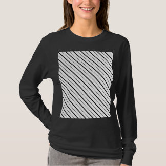 Svart Linje Geometri Enkel T Shirt