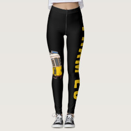 Svart Lissabonram 28 Leggings