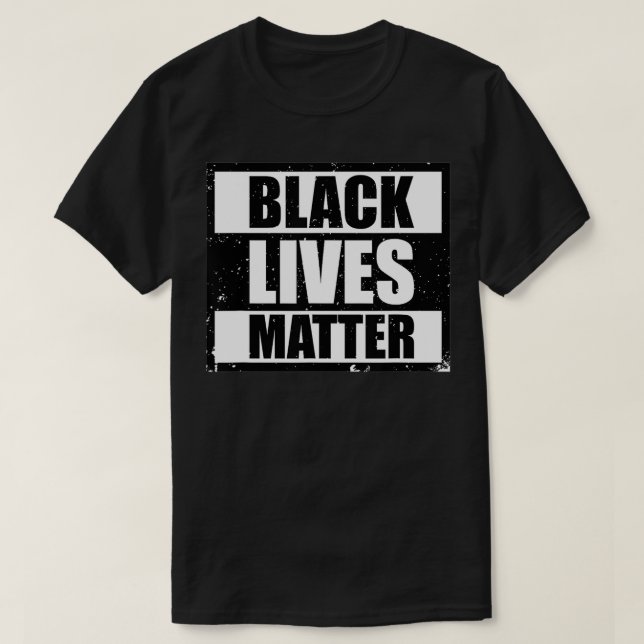 Svart lives Matter-logotyp, tryckt utskrift T Shirt (Design framsida)