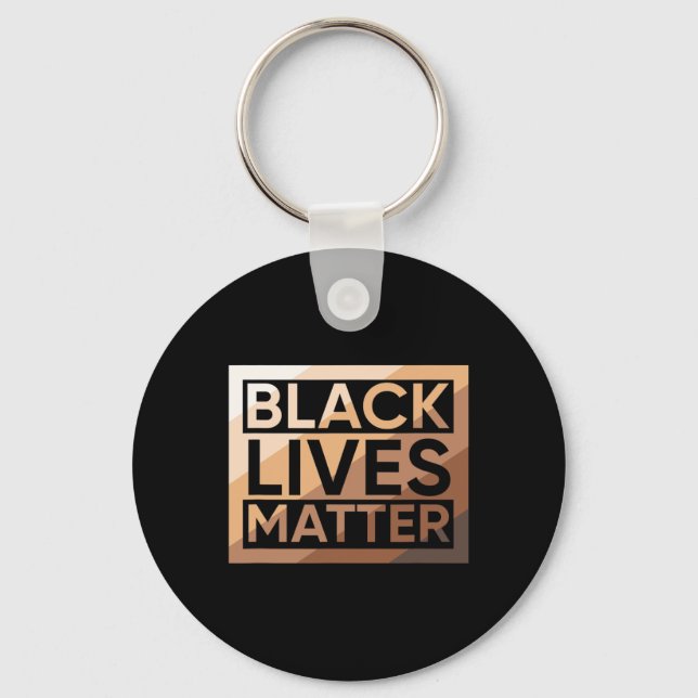 Svart lives-problem - Melanin Shades Blm Manar Kvi Nyckelring (Framsida)