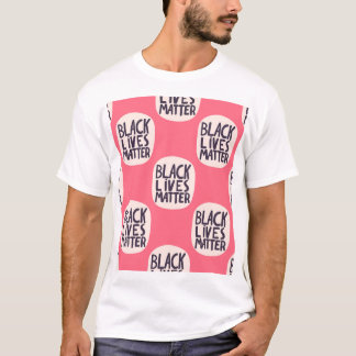 Svart livsviktig, kalligrafisk mönster t shirt