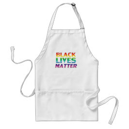 Svart livsviktig, pride lgbt lgbtq rainbow apron förkläde