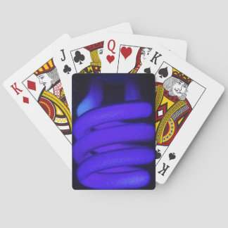 Svart ljus casinokort