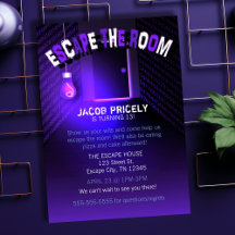 Svart ljus Escape the Rumsinbjudan