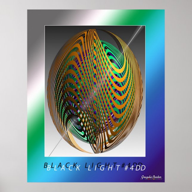 Svart ljus nr 4DD Poster (Framsidan)