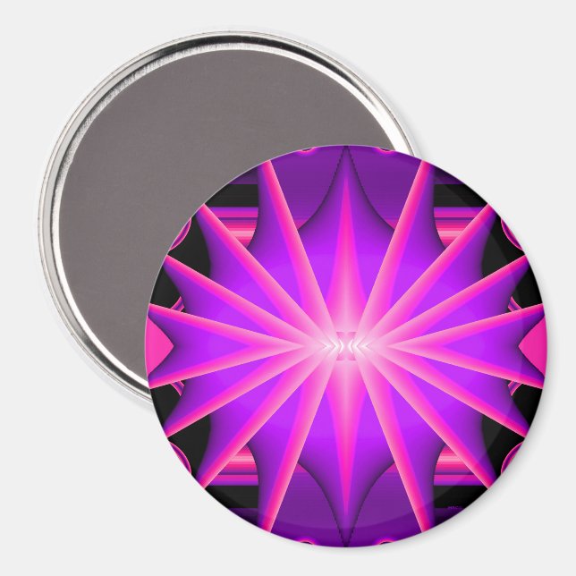 Svart ljus roligt... magnet (Front/Back)