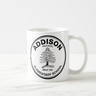 Svart-logotyp Addison mugg