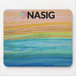 Svart logotyp för musknappsats musmatta