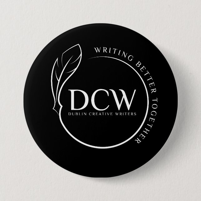 Svart Logotyp, knapp (Framsida)