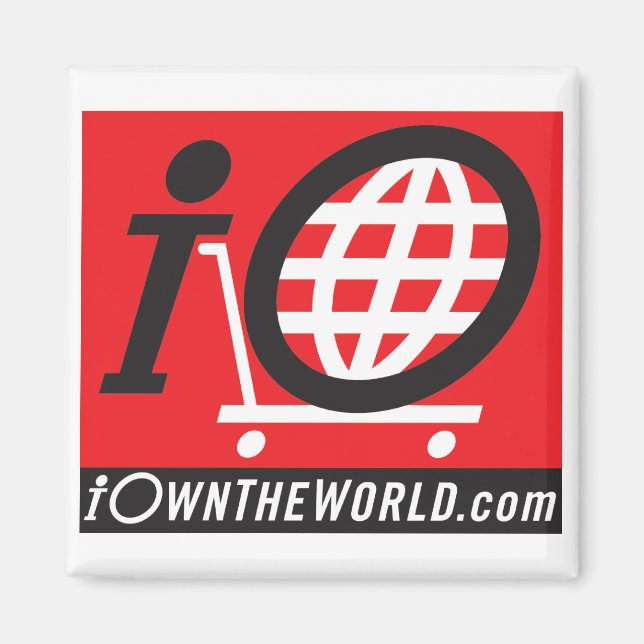 Svart Logotyp Magnet (Framsidan)