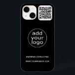 Svart logotyp och QR-kod | Minimalistisk affärsver<br><div class="desc">Svart logotyp och QR-kod | Mall för företagsminimalistisk design.</div>