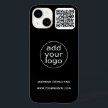 Svart logotyp och QR-kod | Minimalistisk affärsver<br><div class="desc">Svart logotyp och QR-kod | Mall för företagsminimalistisk design.</div>