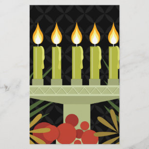 svart lycklig kwanzaa