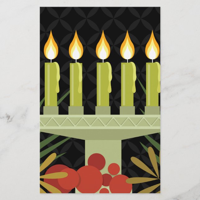 svart lycklig kwanzaa (Framsida)