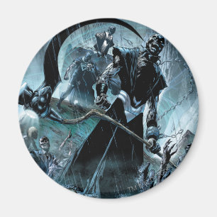 Svart lyktakårpanel magnet