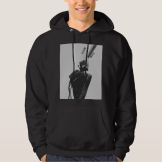 Svart M! SF! T-logotyp Hoddie Sweatshirt Med Luva