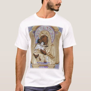 Svart Madonna och Emmanuel T Shirt