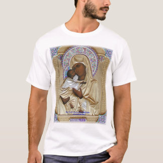Svart Madonna och Emmanuel T Shirt
