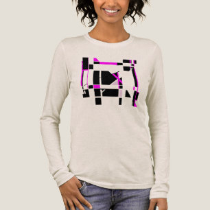 Svart magenta-spelbord, Geometric MCM, ser stor ut T Shirt