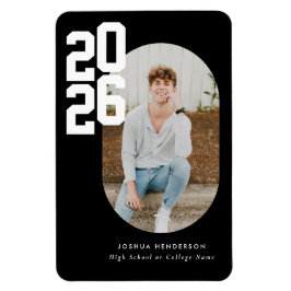 Svart magnet för flexibla bilder med fetstil för e