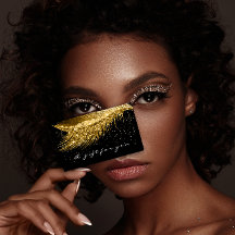 Svart makeup med gift-certifikat, Guld