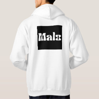 Svart malo hoodie