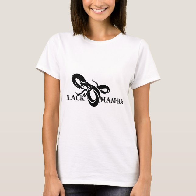 Svart Mamba Tee Shirt (Framsida)