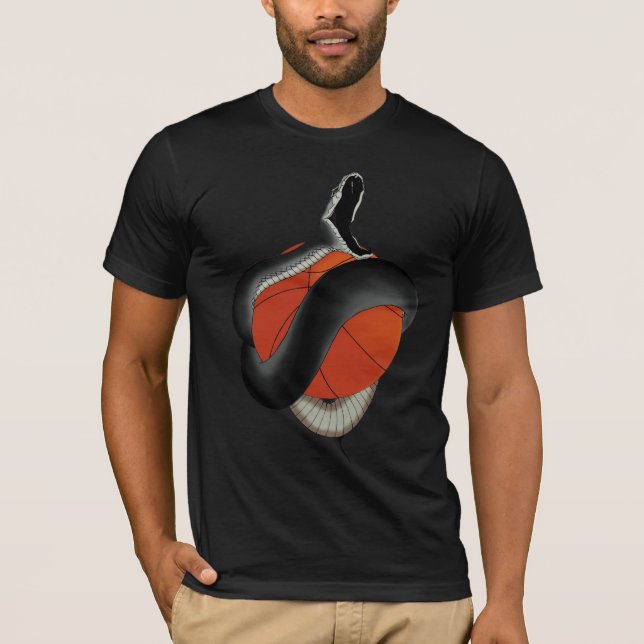 Svart Mambamörk för AE T Shirt (Framsida)