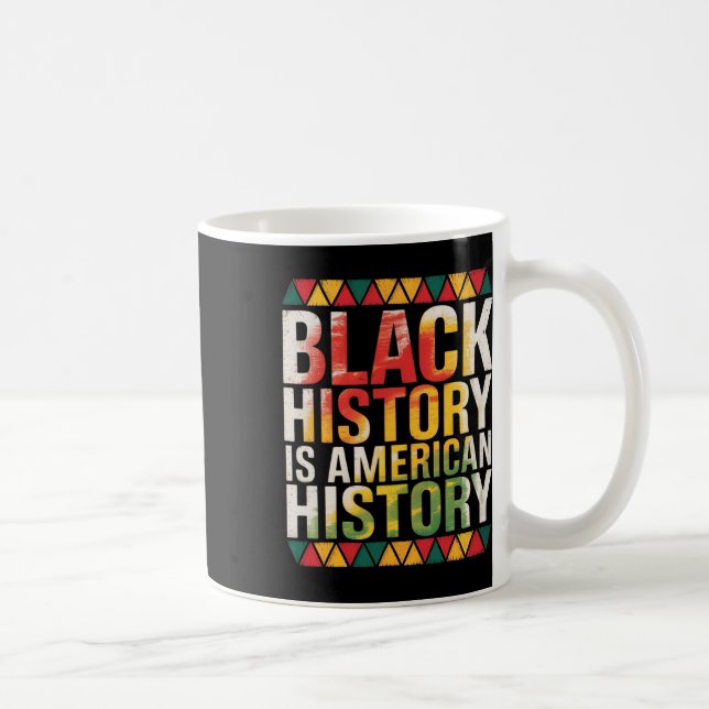 Svart Månad Historia Är Amerikansk historia Kaffemugg (Höger)