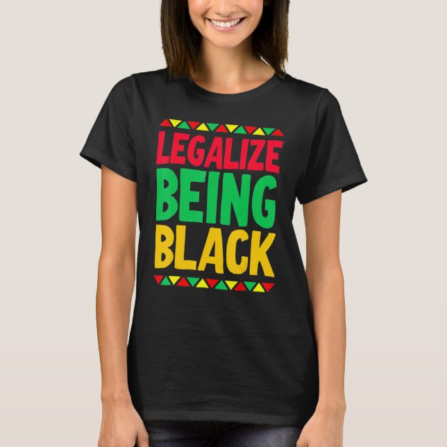 Svart månadshistorik för  varelse, Pride T Shirt (Framsida)