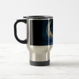 Svart månesamhälletravel mug resemugg