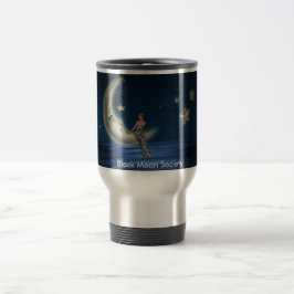 Svart månesamhälletravel mug resemugg
