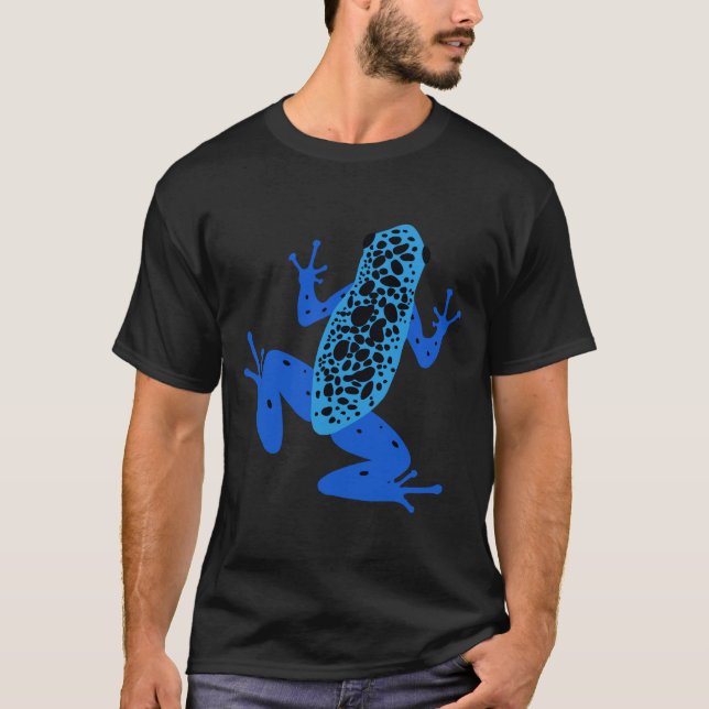Svart månskocksgroda t shirt (Framsida)
