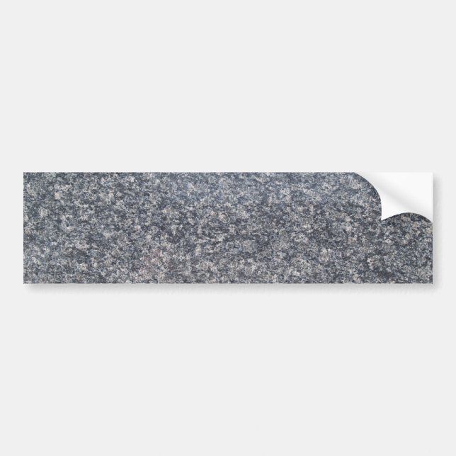 Svart marble Background Bumper-etikett Bildekal (Framsidan)