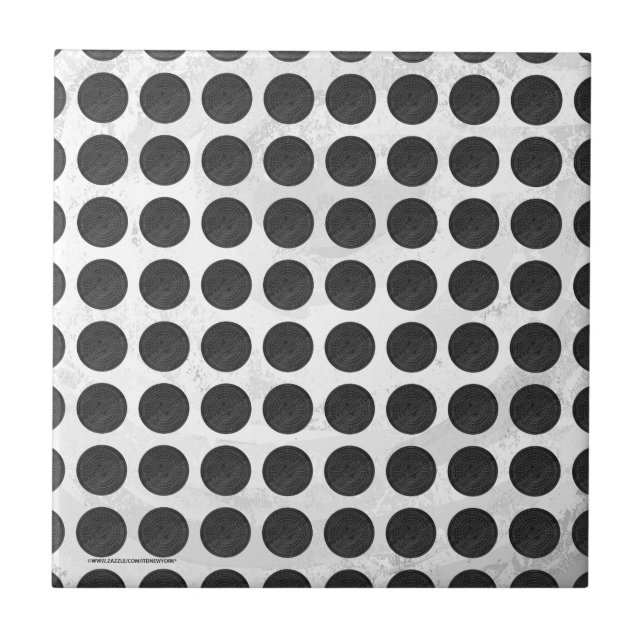 Svart marble kakelplatta (Framsidan)