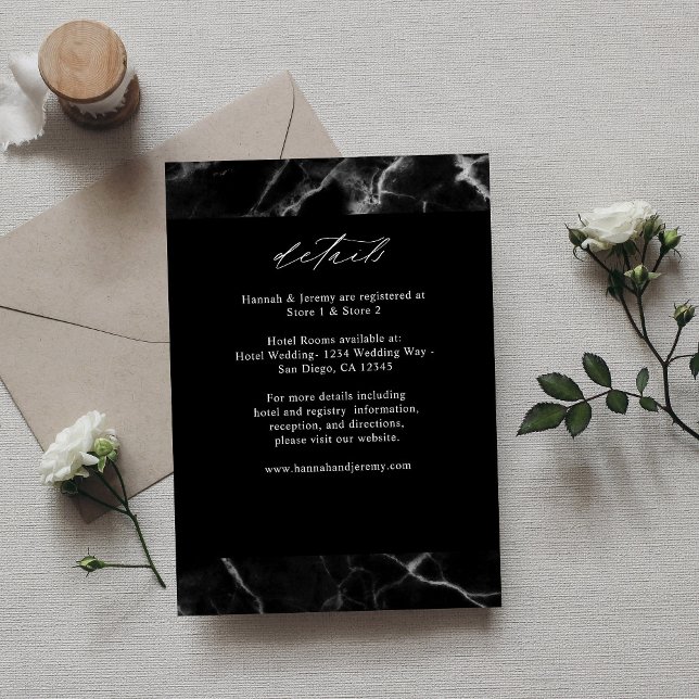 Svart marble LG-informationskort för LG-detaljer Tilläggskort (Skapare uppladdad)