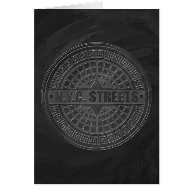 Svart marble OBS kort (Framsidan)