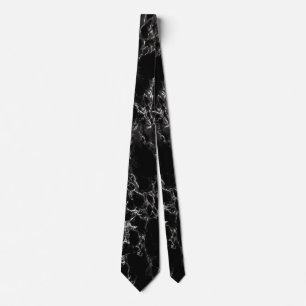 Svart Marble Stone - för trendig Slips