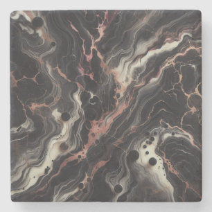 Svart marble Stone & Granite Drinkware Stenunderlägg