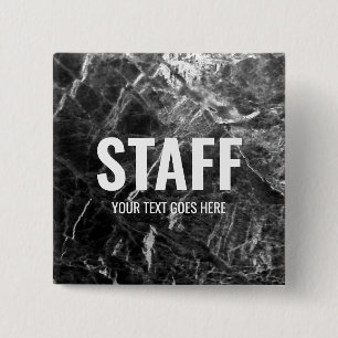 Svart marble Template, Anpassade Text Personal Knapp
