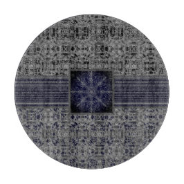 Svart, marin och Grått X och O:s Mönster