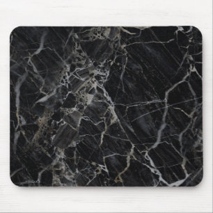 Svart marmor Mousepad Musmatta