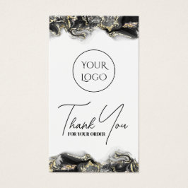 Svart marschdesign paket infoga visitkort