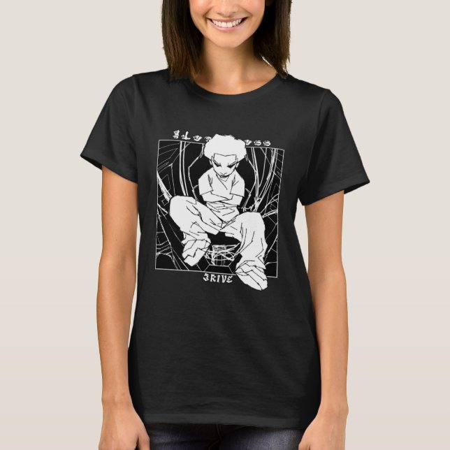 Svart mässa t shirt (Framsida)