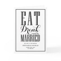 Svart mat, dryck och gift Bröllop