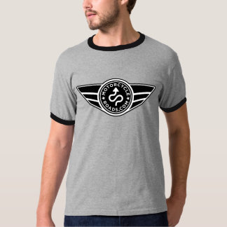 Svart MCR logotyp för svart- & grå T-shirt