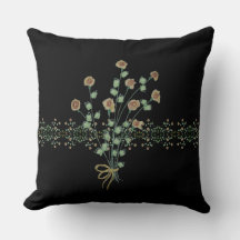 Svart med blomaccent