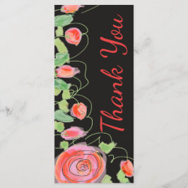 Svart med Blommigt Program