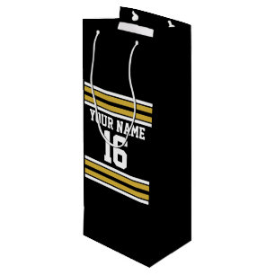 Svart med Guld White Rand Team Jersey